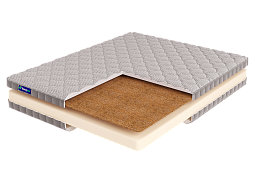 Матрас FOAM 10 Cocos 200x200 19017 жесткий высотой 11 см 500_191_1745273